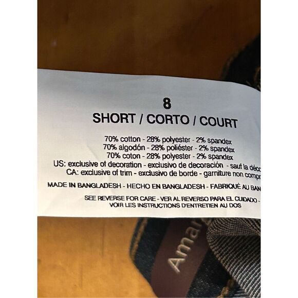 Gloria Vanderbilt Amanda Classic Fit Tapered Leg High-Rise Jean 8S  Nwt (4588) - Picture 9 of 9